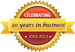 Celebrating 20 Years in Business!